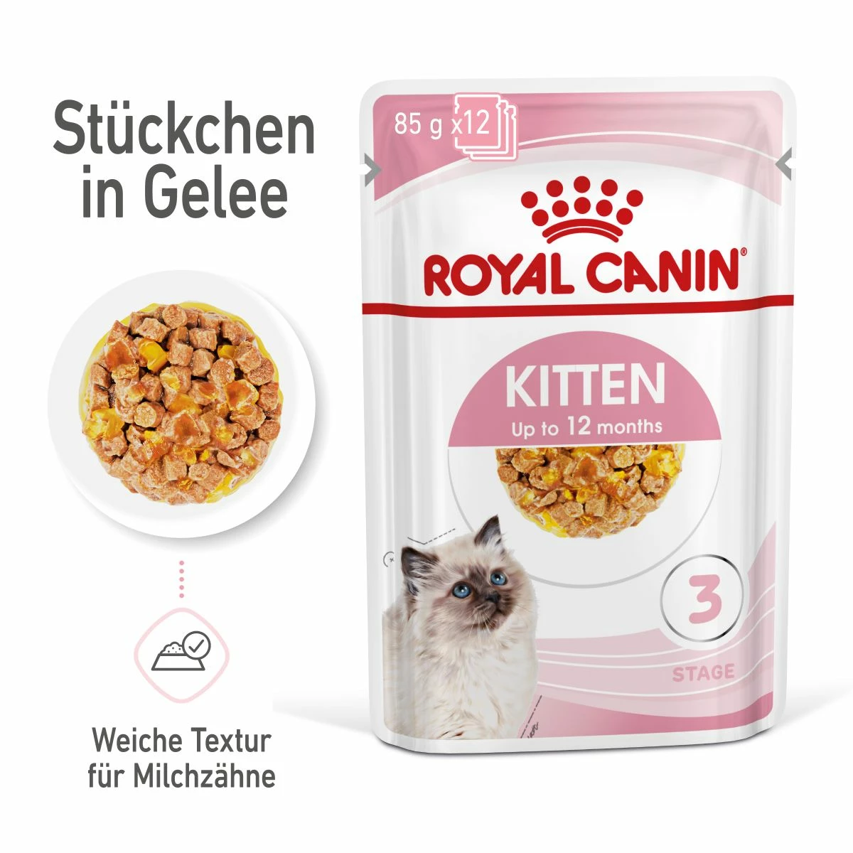 Royal Canin Kitten Frischebeutel Mit Gelee 12 X 85 G In Gelee Frischebeutel 1 Royal Canin Kitten Frischebeutel Mit Gelee 12 X 85 G In Gelee Frischebeutel