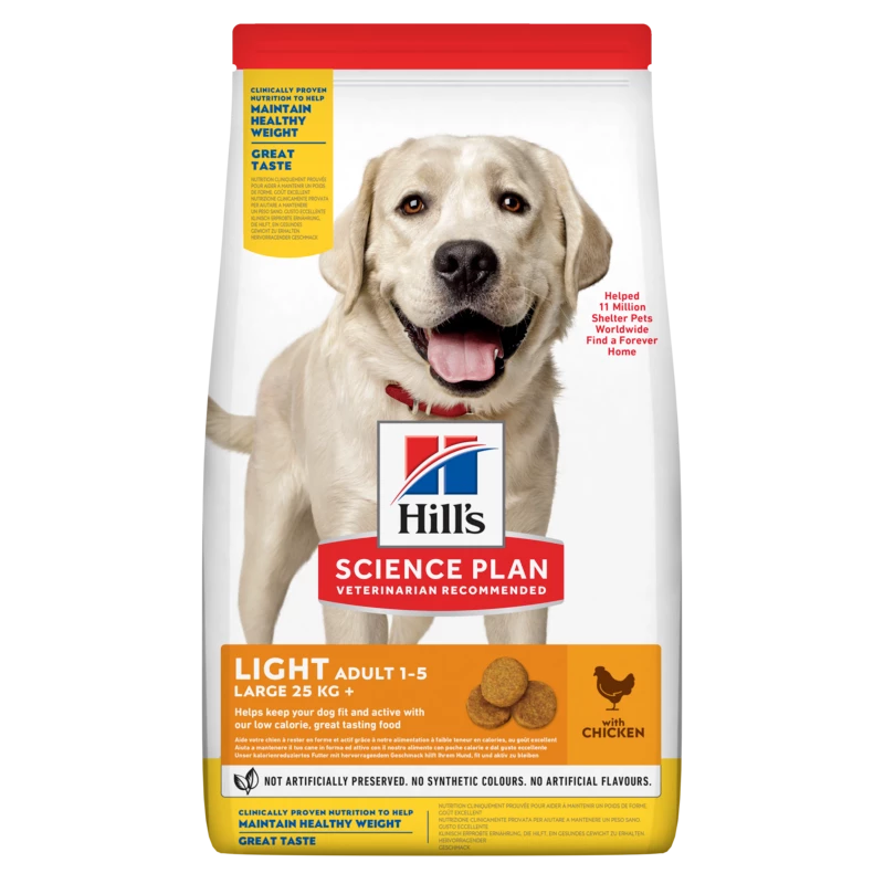 Hills Science Plan Canine Light Adult Large Breed Mit Huhn Trockenfutter 14 Kg Trockenfutter 1 Hills Science Plan Canine Light Adult Large Breed Mit Huhn Trockenfutter 14 Kg Trockenfutter