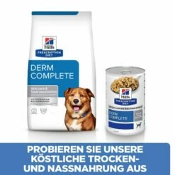 Hills Prescription Diet Canine Derm Complete Dosenfutter Für Hunde 12 X 370 G Dosenfutter Für Hunde -Geflügelbedarf Verkäufe 2024 67c1QN4uGEln 52742038865 6