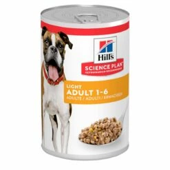 Hills Science Plan Canine Adult Light Mit Huhn Dosenfutter 12 X 370 G Dosenfutter Mit Huhn