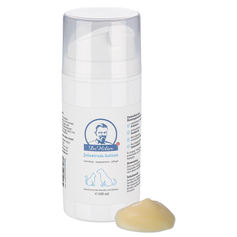 Dr. Hölter Jolostrum Lotion Hautpflege Jolostrum Lotion Hund + Katze 50ml 2 Dr. Hölter Jolostrum Lotion Hautpflege Jolostrum Lotion Hund + Katze 50ml – Bild 2
