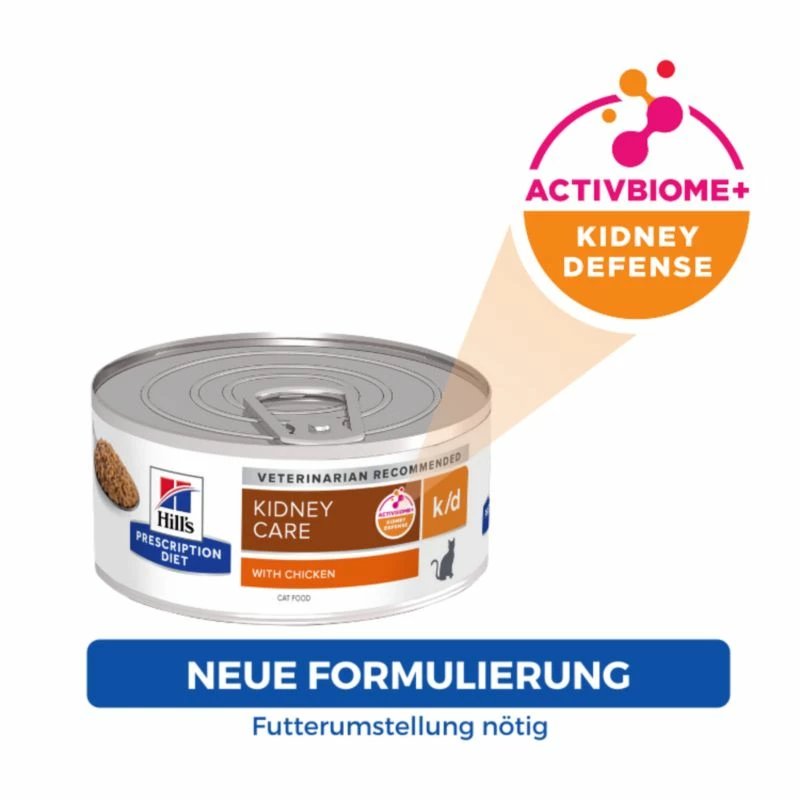 Hills K/d Katze Dosenfutter Bei Nierenerkrankungen 24 X 156 G Feingehackt - Huhn Dosen 1 Hills K/d Katze Dosenfutter Bei Nierenerkrankungen 24 X 156 G Feingehackt - Huhn Dosen