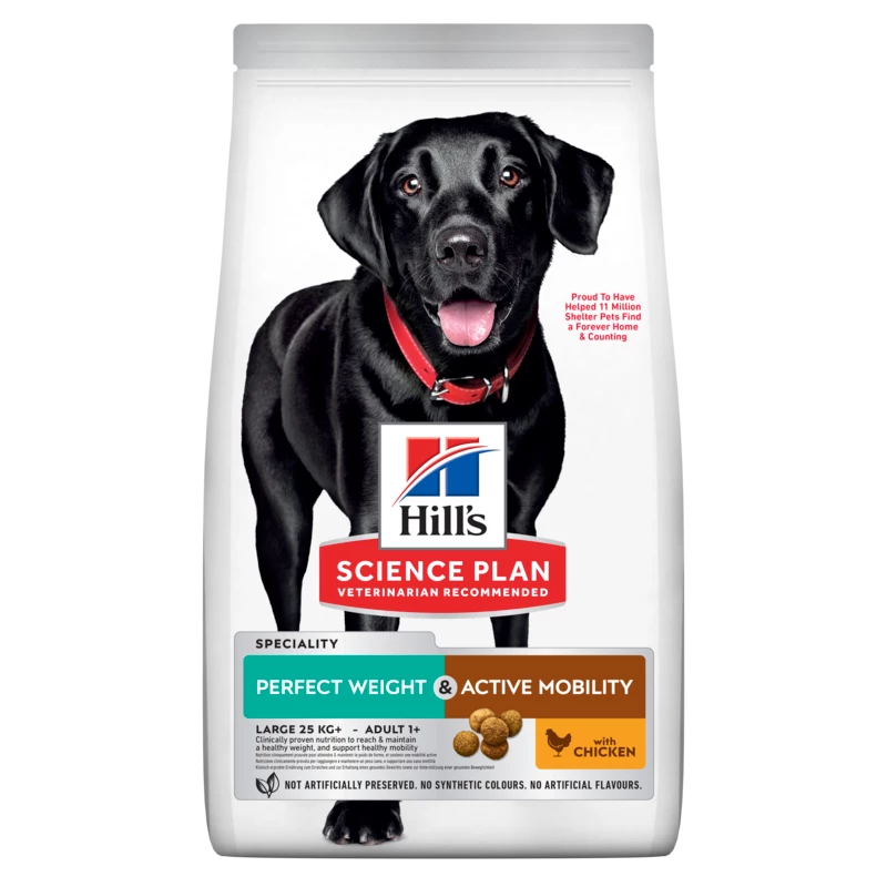 Hills Science Plan Canine Perfect Weight + Active Mobility Adult Large Breed Trockenfutter 12 Kg Huhn Trockenfutter 1 Hills Science Plan Canine Perfect Weight + Active Mobility Adult Large Breed Trockenfutter 12 Kg Huhn Trockenfutter
