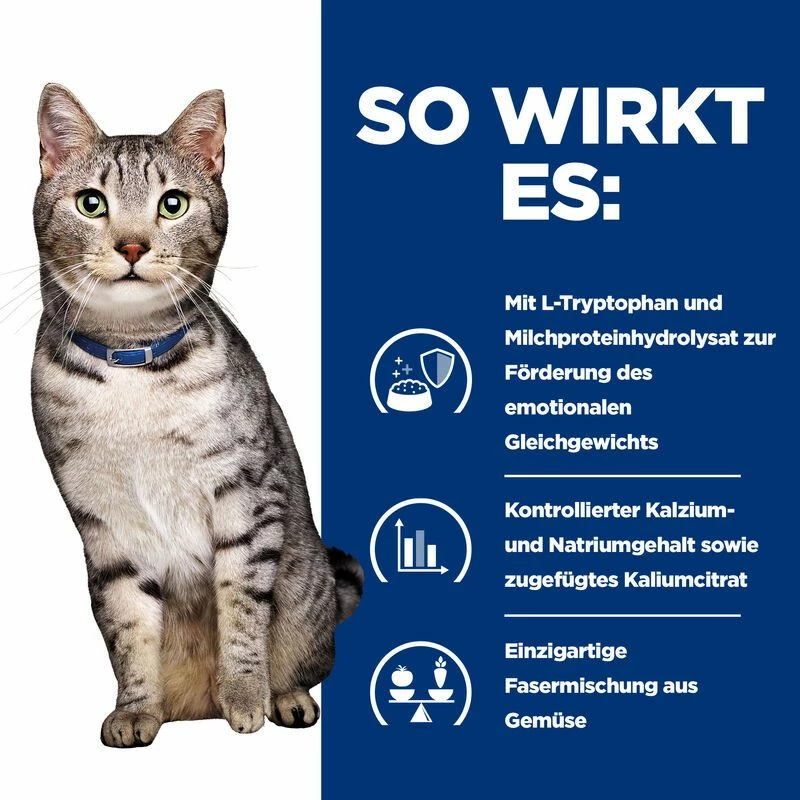 Hills Prescription Diet Feline C/d Multicare Urinary Stress + Metabolic Trockenfutter Für Katzen 1,5 Kg Trockenfutter Für Katzen 3 Hills Prescription Diet Feline C/d Multicare Urinary Stress + Metabolic Trockenfutter Für Katzen 1,5 Kg Trockenfutter Für Katzen – Bild 3