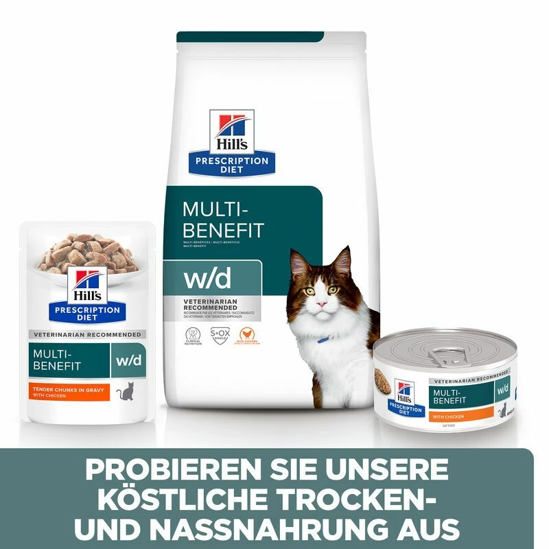 Hills Feline W/d Multi-Benefit Dosenfutter Für Katzen 24 X 156 G Feingehackt - Huhn In Dosen 6 Hills Feline W/d Multi-Benefit Dosenfutter Für Katzen 24 X 156 G Feingehackt - Huhn In Dosen – Bild 6