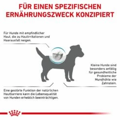 Royal Canin Skin Care Small Dogs Trockenfutter 2 Kg Trockenfutter Für Hunde -Geflügelbedarf Verkäufe 2024 nRpwGaZy1QFG 3182550940351 5474 9