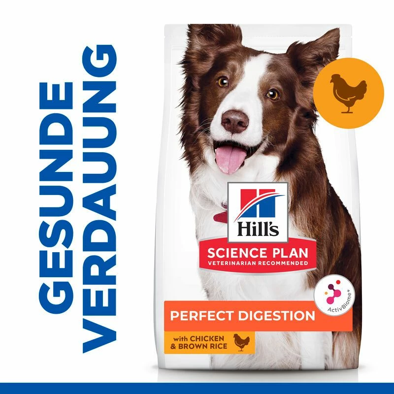 Hills Science Plan Canine Perfect Digestion Adult Medium Trockenfutter Für Hunde 14 Kg Huhn & Reis Trockenfutter 2 Hills Science Plan Canine Perfect Digestion Adult Medium Trockenfutter Für Hunde 14 Kg Huhn & Reis Trockenfutter – Bild 2