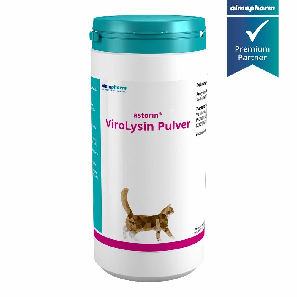 Almapharm Astorin ViroLysin Pulver Für Katzen 800 G Pulver Dose Für Katzen