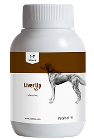VetVital Vicano Liver Up Tabs Für Hunde 150 Tabletten Dose Für Hunde